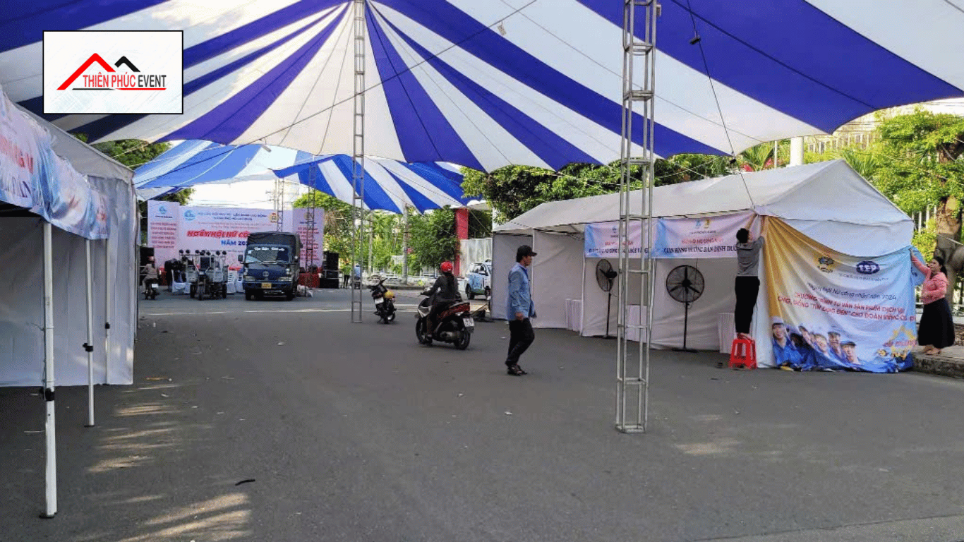Cho thuê nhà bạt TPHCM - Dịch vụ trọn gói, giao nhanh trong ngày